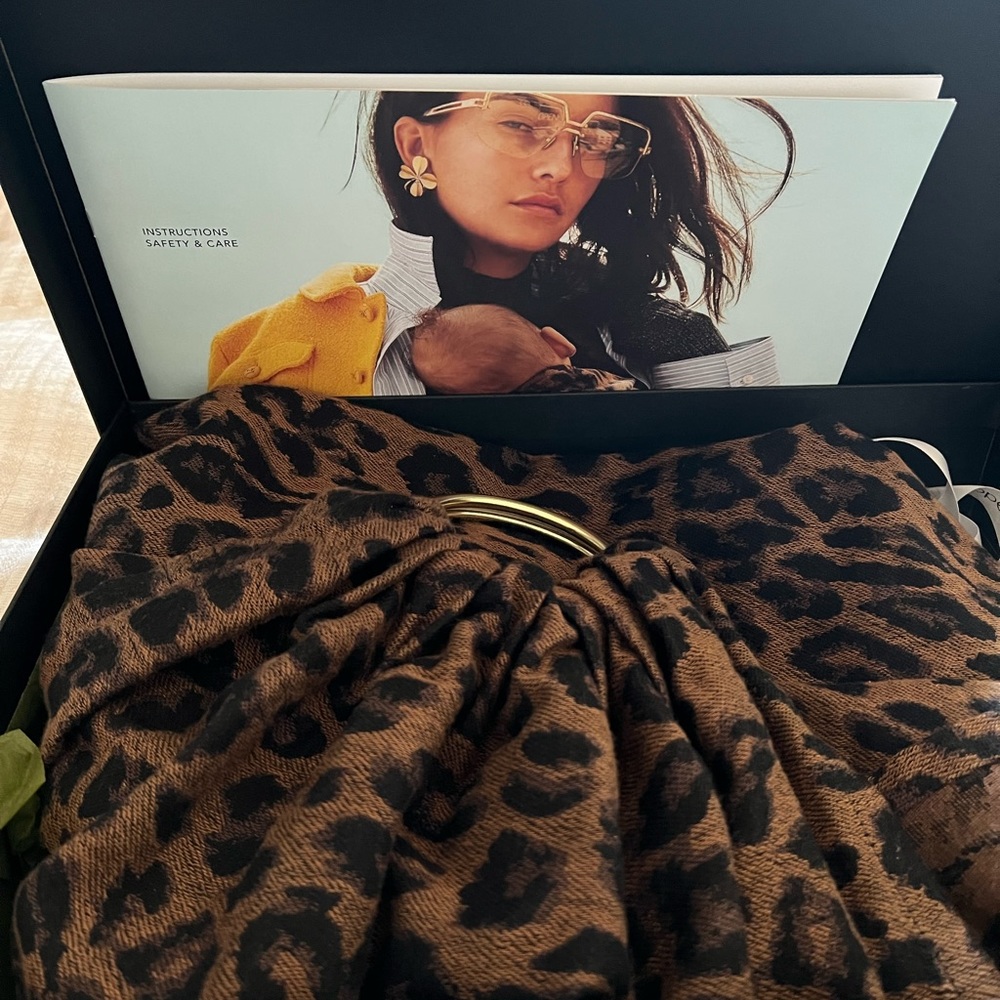 Artipoppe Ring Sling Cheetah Cashmere